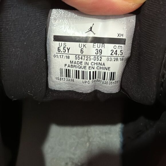 Nike Air Jordan 1 Mid Retro Basketball Multi Color Swoosh 554725-052 6.5Y/8W - Picture 7 of 9